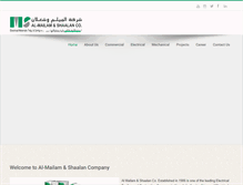 Tablet Screenshot of mailam-shaalan.com
